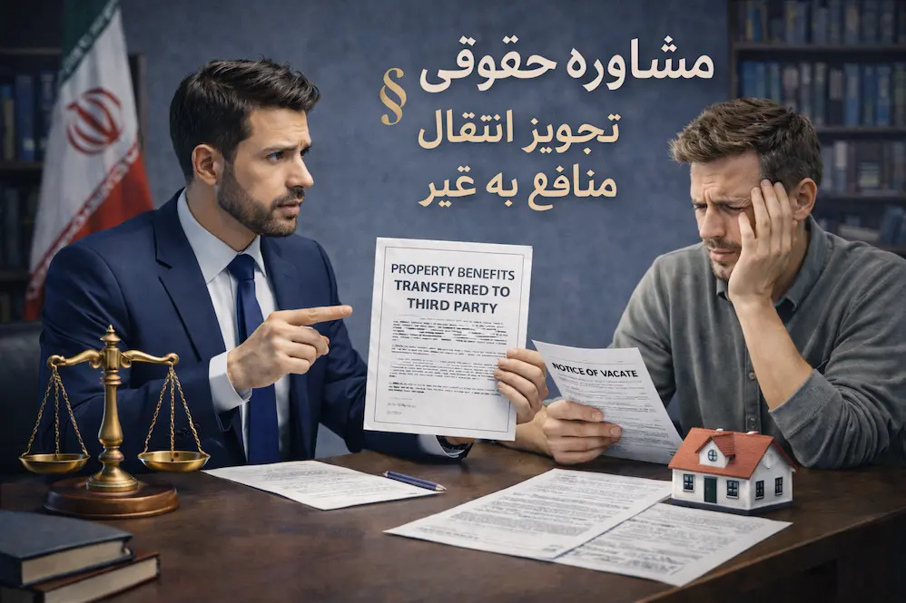 مشاوره حقوقی تجویز انتقال منافع به غیر