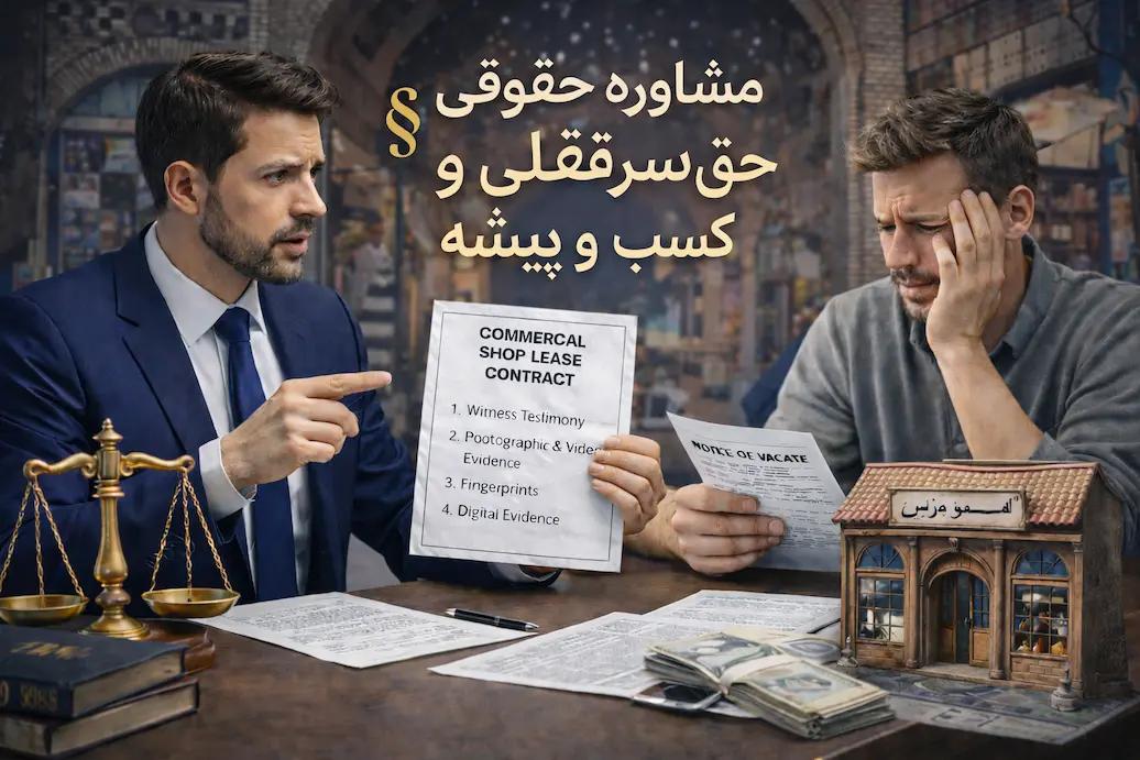 مشاوره حقوقی حق سرقفلی و حق کسب و پیشه
